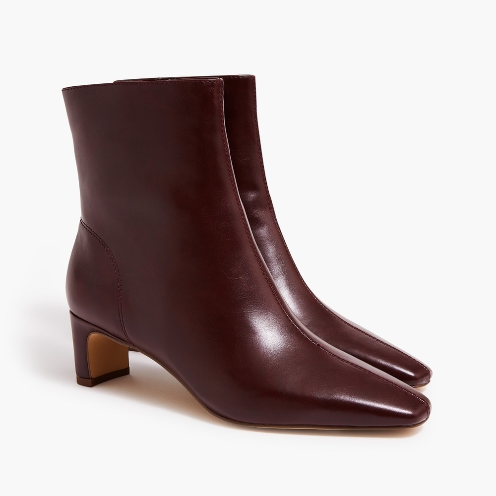 J Crew BLACK Snip-toe booties CD253